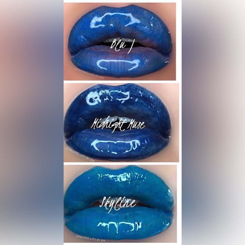 Midnight Muse, Skyline, Blue-J (all 3 purchased together) LipSense.
